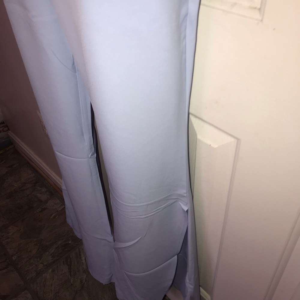 Essie | High Waist Flared Side Slit Pants - Picture 7 of 7